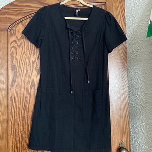 Really cute KUT lace up dress. Size medium. Gently worn.